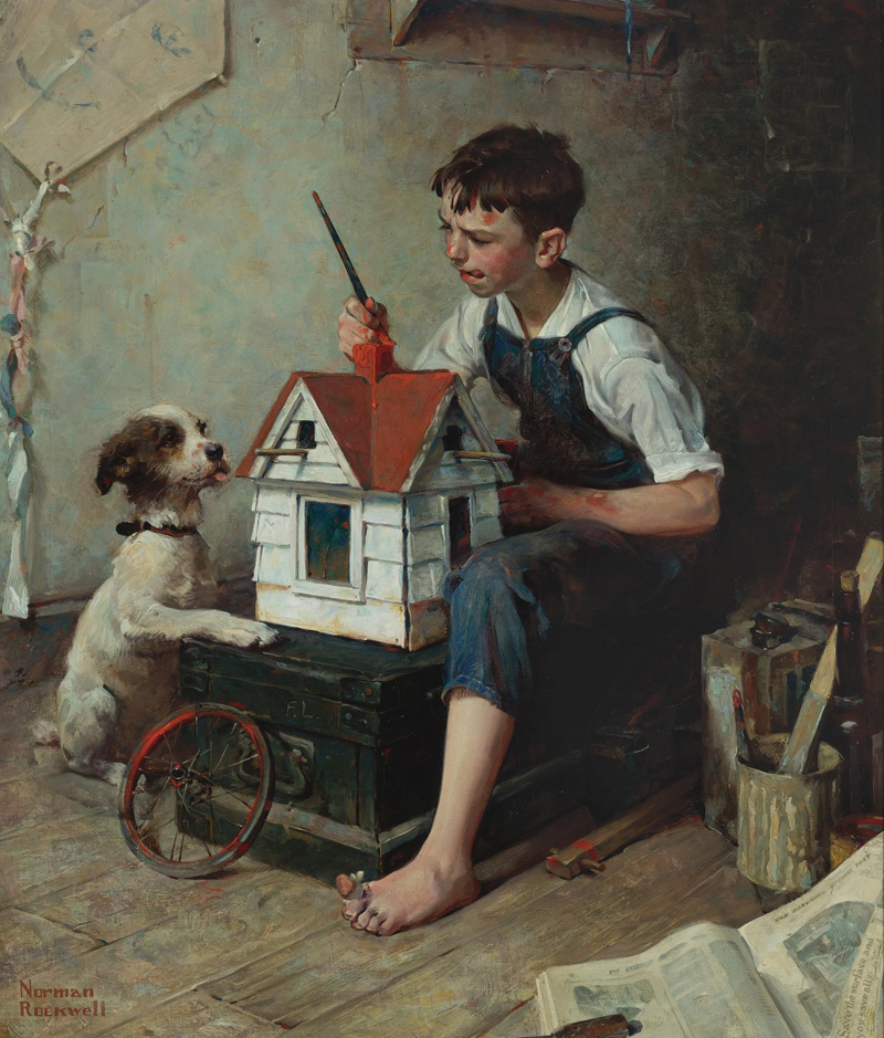 Norman_Rockwell_-_Painting_the_little_House_(1921).jpg