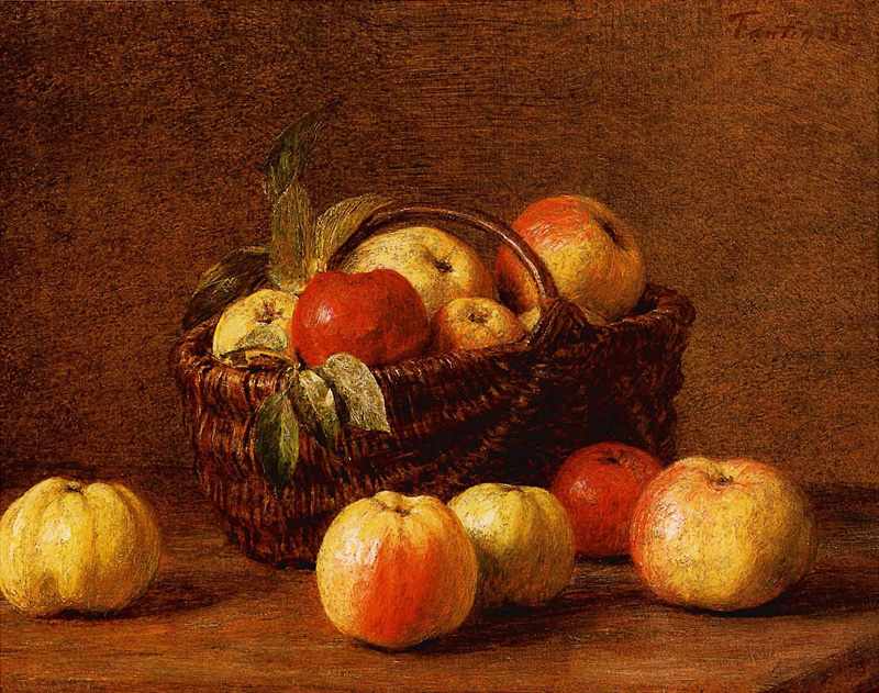 Apples in a nasket on a table 1888.jpg