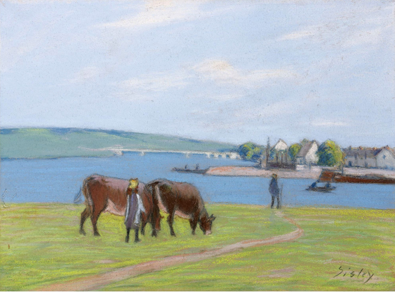 The Cows at the Bank of the Seine at Saint-Mammes.jpeg