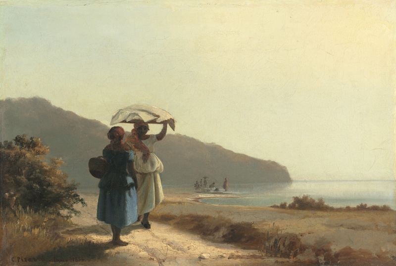 Two Women Chatting by the Sea, St. Thomas.jpg